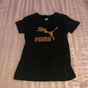 Women’s Puma Black/Rose Gold T-Shirt